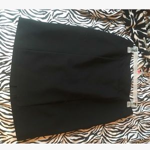 All black dress skirt